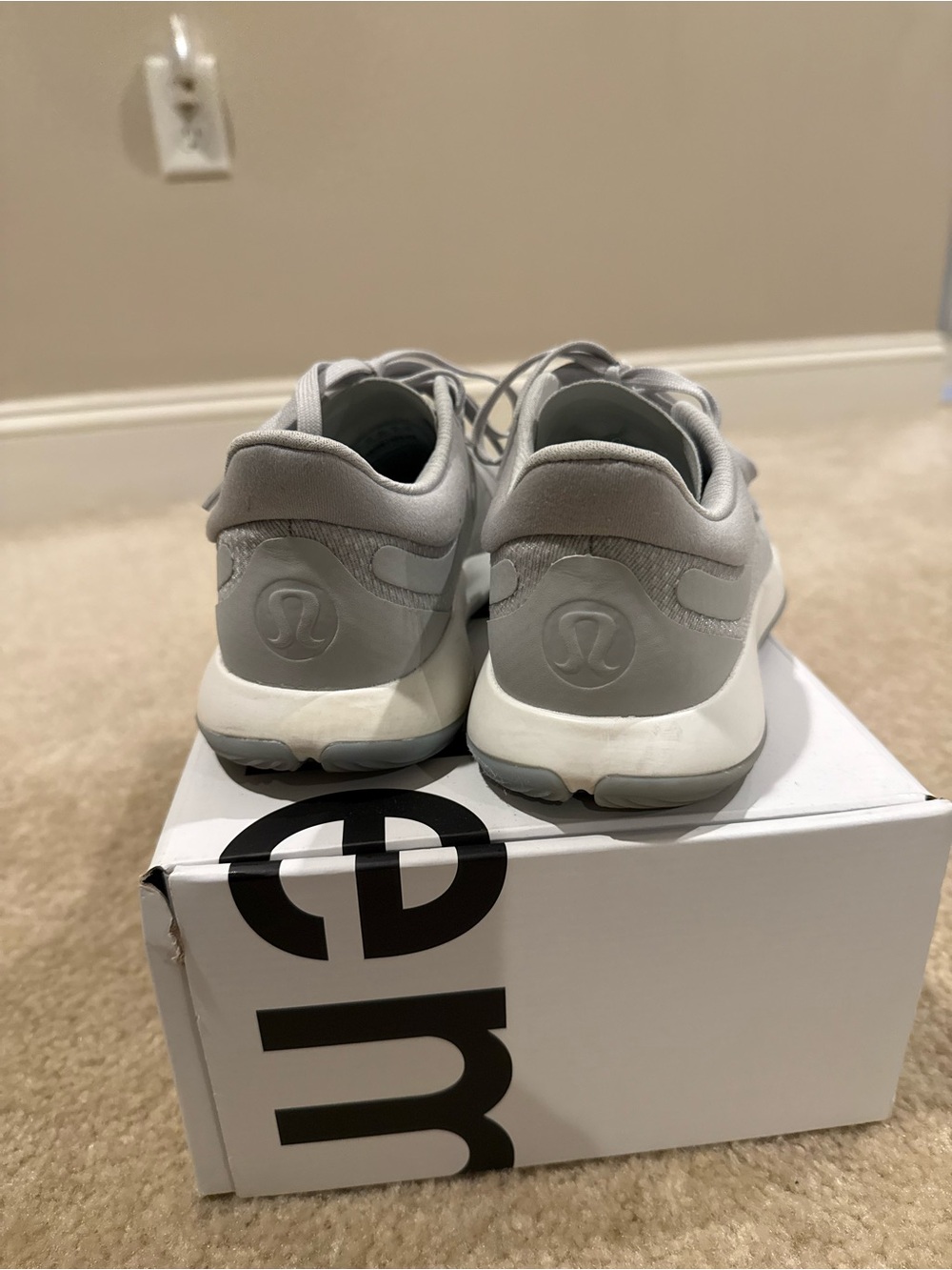 lululemon athletica Light Gray Casual Sneakers